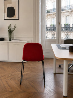 Chaise de réunion Coque Rouge