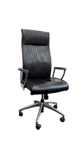 Fauteuil de bureau cuir noir