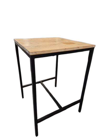 Table haute rectangulaire 75x75cm