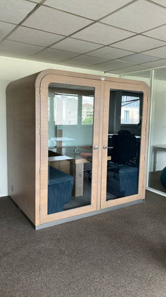 Cabine acoustique 4 places SBS - Quatro - face