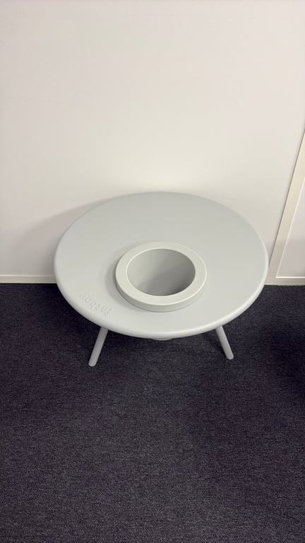 Table basse ronde 60x60 Fatboy - Light Grey - 3-4