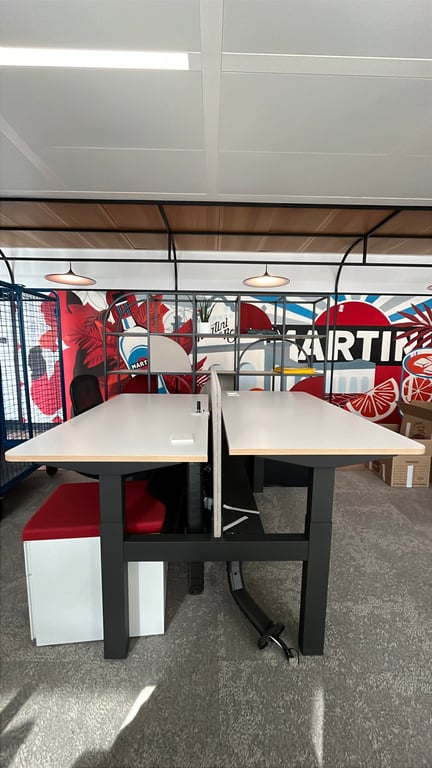 Bureau multiposte 157x77 Herman Miller - ambiance