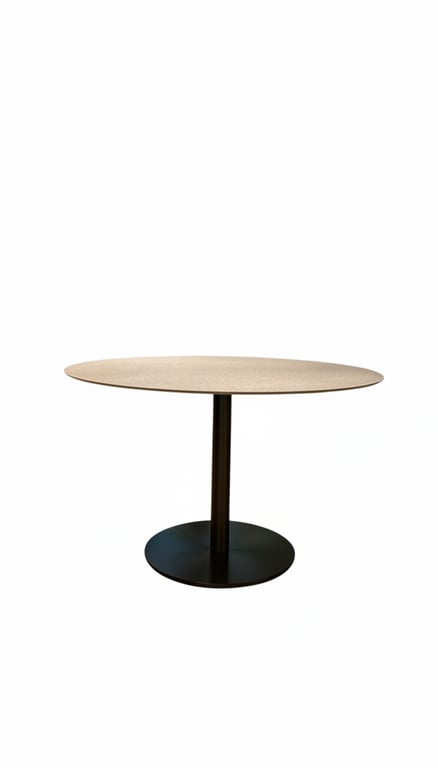 Table de cafétéria ronde en métal 4 personnes - Pedrali