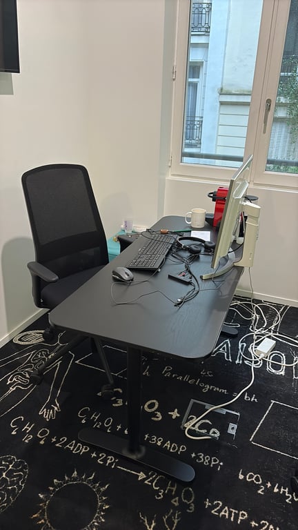 Bureau droit 140x60 IKEA - Bekant