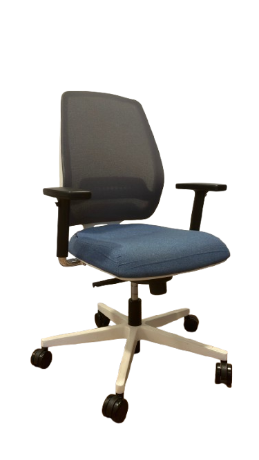 Fauteuil de bureau avec roulettes et dossier plein