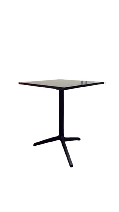 Table rectangulaire 60x60 en aluminium rabatable - 3-4