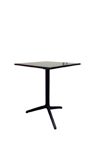 Table rectangulaire 60x60 en aluminium rabatable