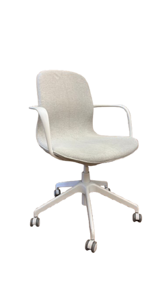 Chaise de réunion avec roulettes et accoudoirs - 3-4