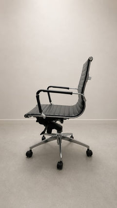 Chaise de réunion en cuir Leixin