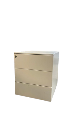 Caisson 3 tiroirs blanc