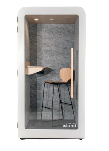 Cabine acoustique 1 place Work with Island Solo