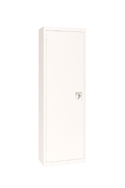 Armoire haute métal crème