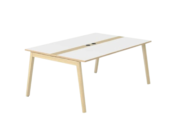 Table de réunion rectangulaire Nova Wood