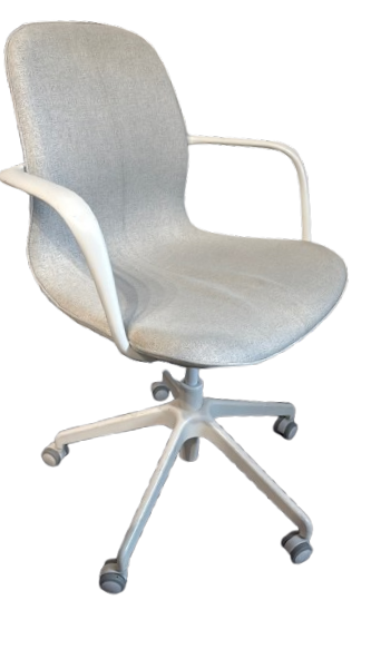 Chaise de réunion IKEA Langfjall Gris clair