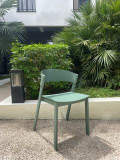 Chaise de réunion en bois clair - Muuto - Cover Side Chair