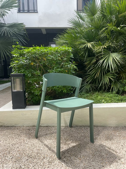 Chaise de réunion en bois clair - Muuto - Cover Side Chair