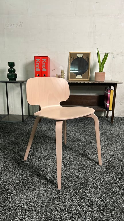 Chaise de cafétéria La chaise Française H10 Bois - 3-4