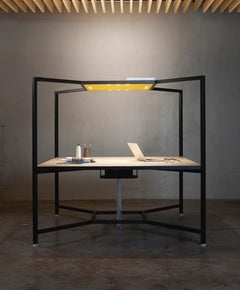 Bureau multiposte 160x160 Fantoni - Hub