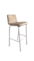 Chaise haute Steelcase cuir chrome