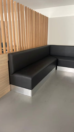 Banc en Cuir et Métal