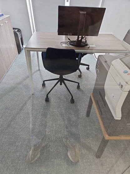 Fauteuil de bureau en tissu Denim