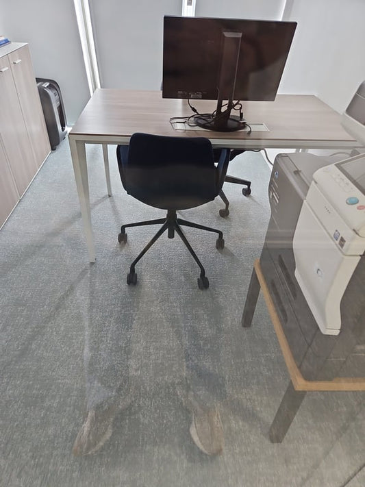 Fauteuil de bureau en tissu Denim