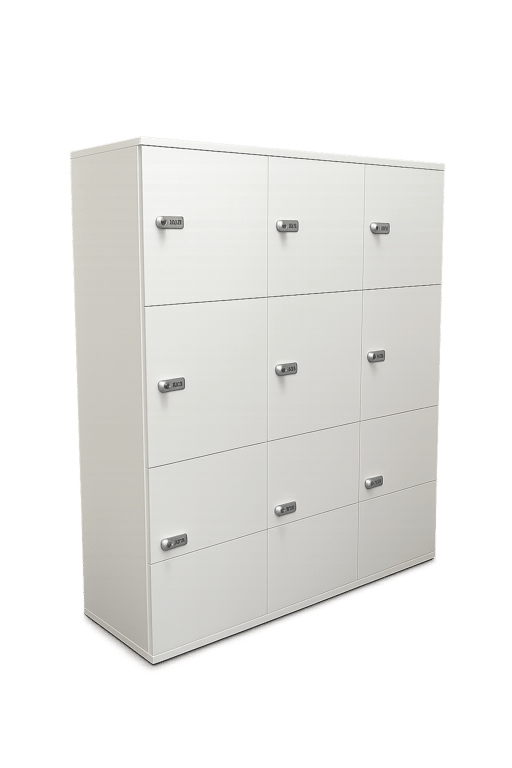 Casier en bois avec fermeture à code