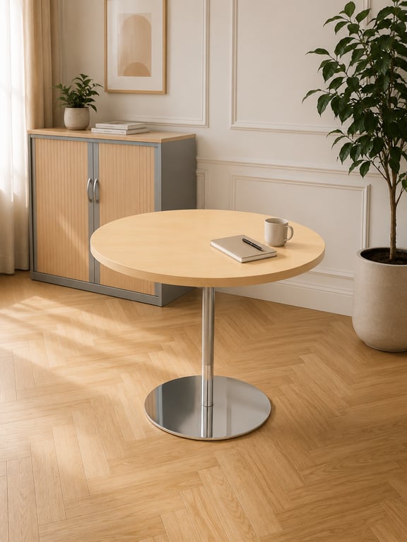 Table ronde 80x80 Chêne clair