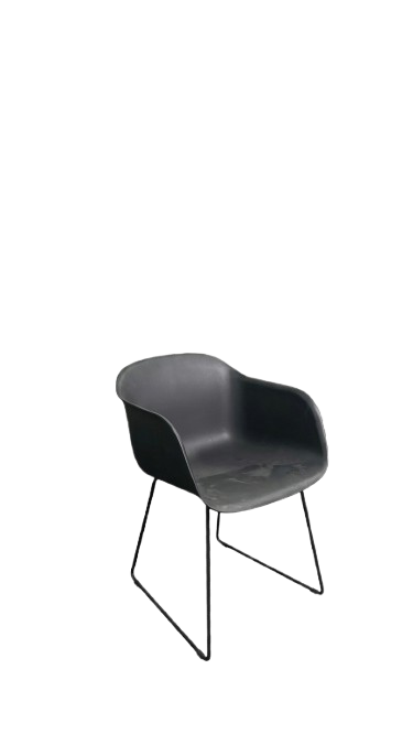 Chaise de cafétéria Muuto Fiber Sled Base