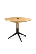 Table de réunion ronde 100x100 chêne