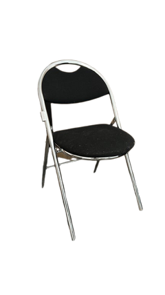 Chaise de réunion pliante noire - 3-4