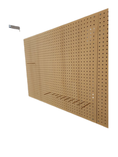 Panneau d'organisation perforé en bois mélaminé - 3-4