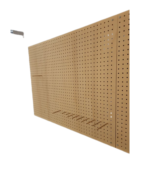 Panneau d'organisation perforé en bois mélaminé