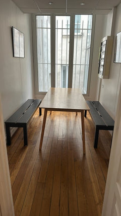 Banc IKEA Bjursta Noir - ambiance