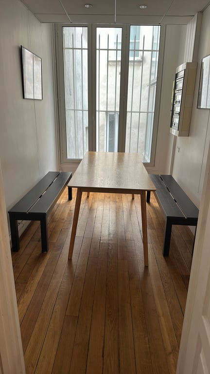 Banc IKEA Bjursta Noir - ambiance