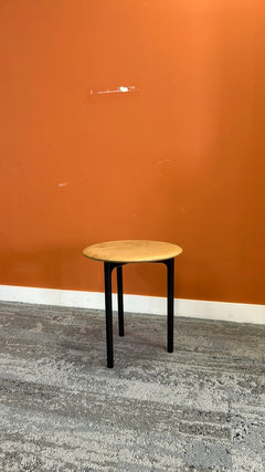 Table basse ronde bois et métal - 3-4