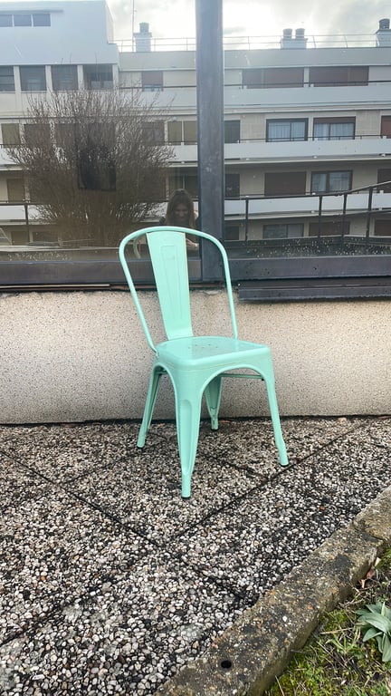 Chaise d'extérieur Leroy Merlin Kontoir Cyan - 3-4