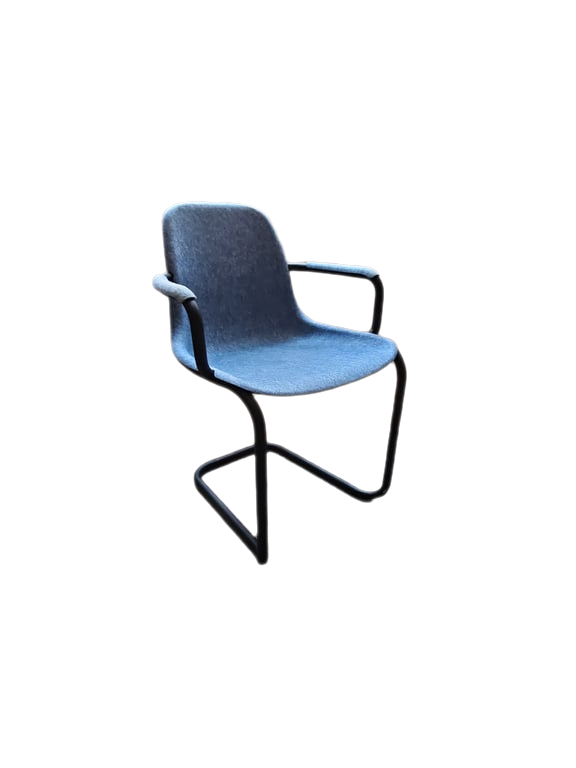 Chaise de réunion Zuiver Thirsty Gris - 3-4