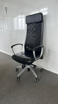 Fauteuil de bureau ergonomique avec têtière en résille