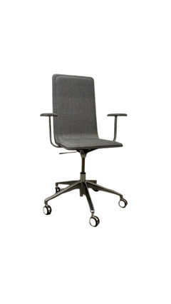 Chaise de réunion Alki grise