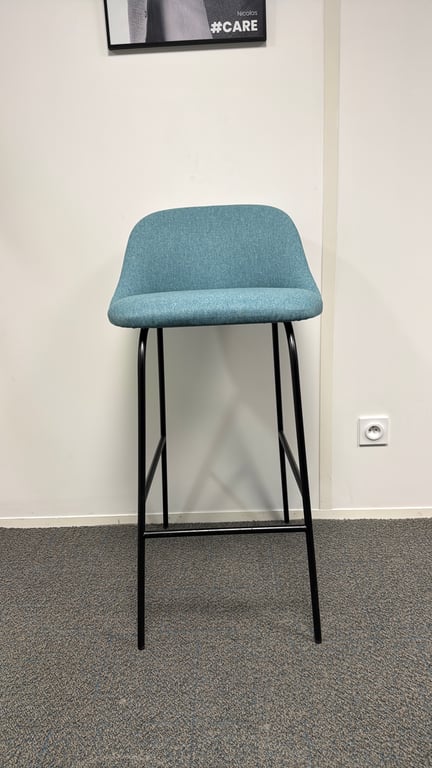Chaise haute Viccarbe Aleta Bleu-vert - 3-4