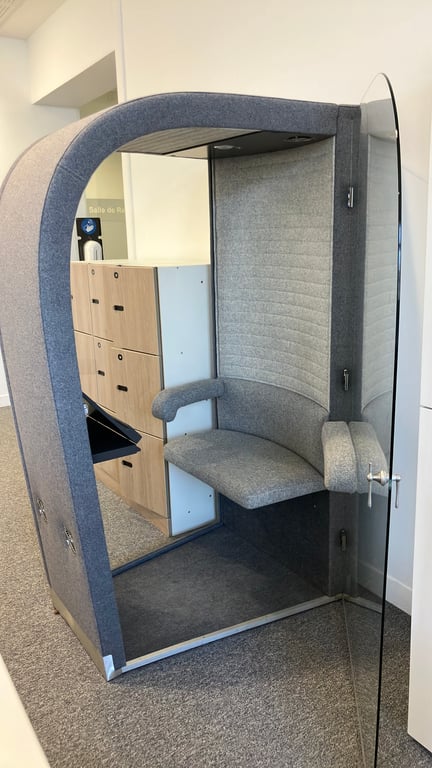 Cabine acoustique Solo grise