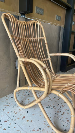 Fauteuil en rotin naturel - ambiance