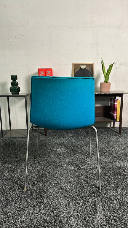 Chaise de réunion Arper Catifa 46 Bleu - arriere