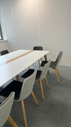 Chaise de réunion Narbutas TWIT&SIT Gris - arriere