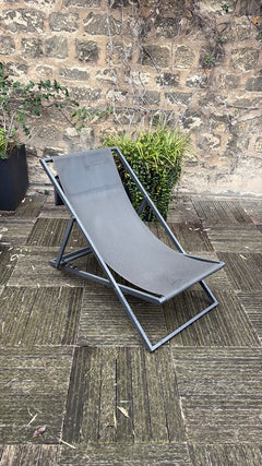 Chaise longue d'extérieur Maison du Monde Tevata Gris clair - 3-4
