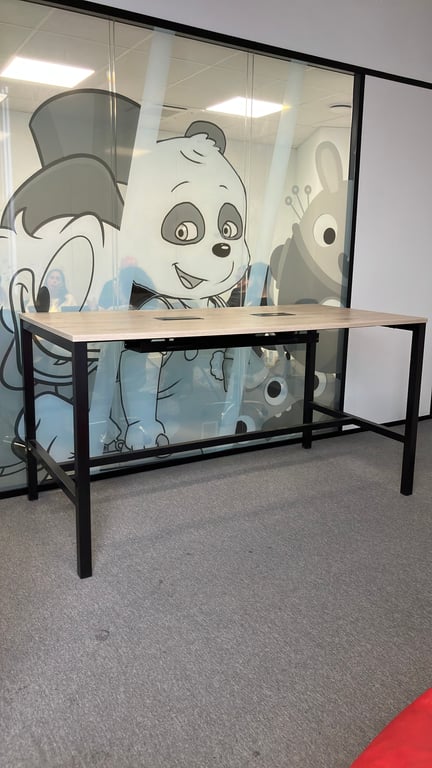 Table haute 200x100 Bois contreplaqué - 3-4