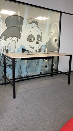 Table haute 200x100 Bois contreplaqué - 3-4