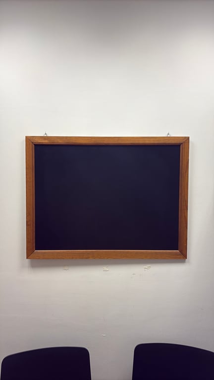 Tableau avec cadre en bois