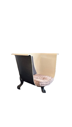 Fauteuil en Fonte avec Accoudoirs - 3-4